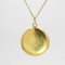 Natural Pearls Lily of the Valley 18 Karat Yellow Gold Medallion Locket, 1900s, Image 8