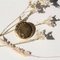 Natural Pearls Lily of the Valley 18 Karat Yellow Gold Medallion Locket, 1900s, Image 14