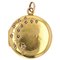 Natural Pearls Lily of the Valley 18 Karat Yellow Gold Medallion Locket, 1900s, Image 1