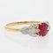 Ruby Diamonds 18 Karat Yellow Gold Thin Ring, Image 8