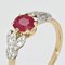 Ruby Diamonds 18 Karat Yellow Gold Thin Ring, Image 7