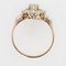 Gänseblümchen Ring aus 18 Karat Gelbgold mit Diamanten, 19. Jh 11