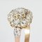19th Century Diamonds 18 Karat Yellow Gold Engagement Daisy Ring, Image 7