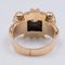 Antique 18K Yellow Gold Ring with Diamond, 1940s, Image 5