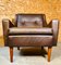 Vintage Danish Leather Lounge Chair by Georg Thams, 1960s, Image 3