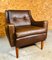 Vintage Danish Leather Lounge Chair by Georg Thams, 1960s, Image 4