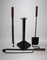 Mid-Century Italian Fireplace Tools Set by Afra & Tobia Scarpa, Set of 4 2