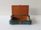 Turquoise Marbled Wood and Nature Wood Box, 1940s, Image 4