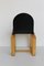 Mid-Century Italian Chair with Cubic Wood Structure and Curved Seat, 1970s, Image 7