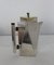 Art Deco Geometric Italian Silver Plate Coffee Pot in Charles Boyton Style, Image 4