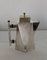 Versilberte geometrische italienische Art Deco Kaffeekanne im Charles Boyton Stil 2