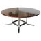 Mid-Century Italian Rosewood Large Round Table by G. Moscatelli for Formanova 1