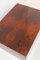 Brown Italian Veneer Walnut Coffee Table, 1980s, Image 4