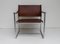 Steel and Brown Leather Amiral Easy Chair by K Mobring for IKEA, Sweden, 1967, Set of 2, Image 4