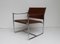 Steel and Brown Leather Amiral Easy Chair by K Mobring for IKEA, Sweden, 1967, Set of 2 2