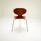 Silla Ant de teca de Arne Jacobsen para Fritz Hansen, Denmark, años 50, Imagen 6