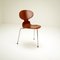 Sedia Ant in teak di Arne Jacobsen per Fritz Hansen, Danimarca, anni '50, Immagine 5