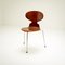 Sedia Ant in teak di Arne Jacobsen per Fritz Hansen, Danimarca, anni '50, Immagine 2