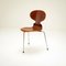 Sedia Ant in teak di Arne Jacobsen per Fritz Hansen, Danimarca, anni '50, Immagine 2