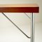 Schreibtisch aus Teak & Chrom im Stil von Arne Jacobsen, Dänemark, 1950er 7