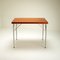 Schreibtisch aus Teak & Chrom im Stil von Arne Jacobsen, Dänemark, 1950er 2