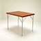 Schreibtisch aus Teak & Chrom im Stil von Arne Jacobsen, Dänemark, 1950er 3