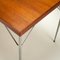 Schreibtisch aus Teak & Chrom im Stil von Arne Jacobsen, Dänemark, 1950er 6