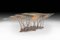 Leaf Venezia Table in Tempered Glass & Oak from VGnewtrend, Italy 1