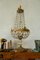 Lampada da tavolo grande in stile Impero con 3 luci, anni '50, Immagine 1