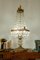 Lampada da tavolo grande in stile Impero con 3 luci, anni '50, Immagine 2