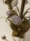 Lampade in bronzo con canne e fiori in ceramica di Maison Charles, Francia, anni '50, set di 2, Immagine 5
