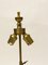 Französische Bronze Lampen mit Schilf und Keramik Blumen von Maison Charles, 1950er, 2er Set 9