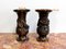 Japanese Vases in Patinated Bronze, 1900s, Set of 2 16