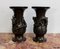 Japanische Vasen aus patinierter Bronze, 1900er, 2er Set 7