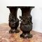 Japanese Vases in Patinated Bronze, 1900s, Set of 2 2