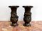 Japanese Vases in Patinated Bronze, 1900s, Set of 2, Image 1