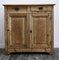 Vintage Rustic Wood Parisian Buffet, 1930s 1