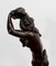 Bacchante de bronce y pequeños faunos al estilo de JJ Foucou, siglo XIX, Imagen 9