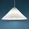 Vintage Swirl Murano White Pendant Lamp, Italy, 1970s 7