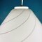 Vintage Swirl Murano White Pendant Lamp, Italy, 1970s 8