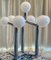 Sculptural Table Lamp in Chrome and White Glass by J. T. Kalmar, Vienna, 1970s, Image 10