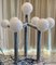 Sculptural Table Lamp in Chrome and White Glass by J. T. Kalmar, Vienna, 1970s, Image 4