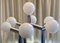 Sculptural Table Lamp in Chrome and White Glass by J. T. Kalmar, Vienna, 1970s, Image 9