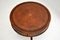 Antique Regency Style Drum Table with Leather Top, Image 5