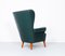 Green Wingback Lounge Chair by Theo Ruth for Artifort, 1950s 5