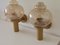 Large Mid-Century Modernist Glass and Metal Wall Sconces, 1960s, Set of 2 6