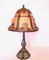 Grande Lampe Champignon Art Déco en Fer Forgé, 1925 3