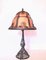 Large Art Deco Mushroom Lamp in Wrought Iron, 1925, Image 6