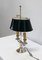 Lámpara de mesa de metal plateado, Imagen 5