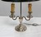 Silver-Plated Metal Table Lamp 11